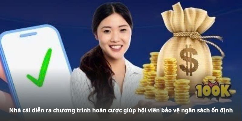 Nhà cái diễn ra chương trình hoàn cược giúp hội viên bảo vệ ngân sách ổn định